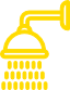 Icoon lopende douche (geel)
